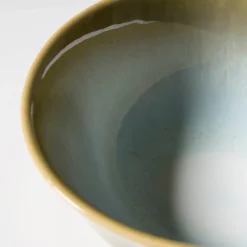 Schüssel-Set, Steinzeug Flussufer blau, grün, weiß