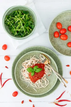 Schüssel-Set, Steinzeug Moos'N'Stein Grün