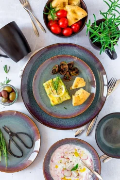 Schüssel-Set, Steinzeug Teona 4 x Schüssel