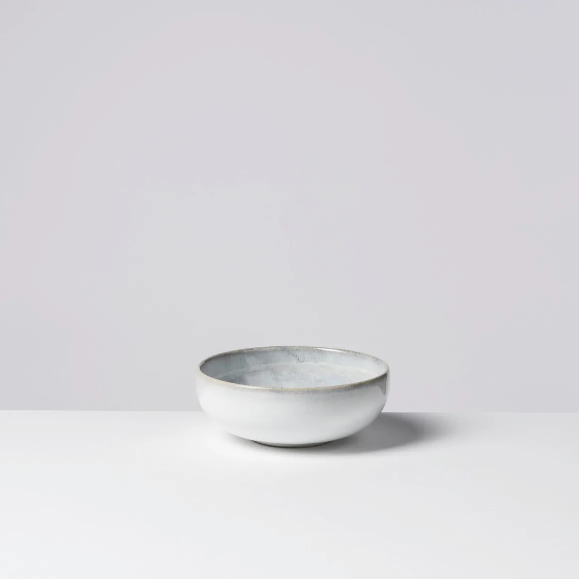 Schüssel-Set, Steinzeug TIEFER SEE Grau / Weiß