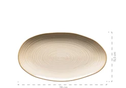 Servierplatten-Set, Keramik Nottingham Beige