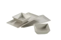 Servier-Set, Porzellan MANHATTAN CITY Schwarz