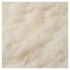 Sesselkissen und Armlehnenschoner-Set, 3-teilig, Schurwolle creme