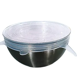 Silikondeckel dehnbar, 4 Stück