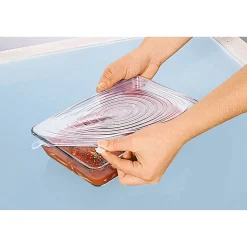 Silikon-Flexi-Deckel, 6 Stück