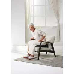 Sitzkissen mit Aufsteh- und Hinsetzhilfe schwarz