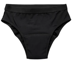 Slip mit Saugeinlage Schwarz