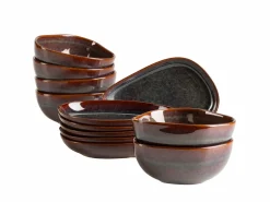 Snacking-Set, Steinzeug Cordelia Braun