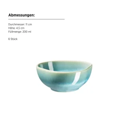 Snacking-Set, Steinzeug Cordelia Grün