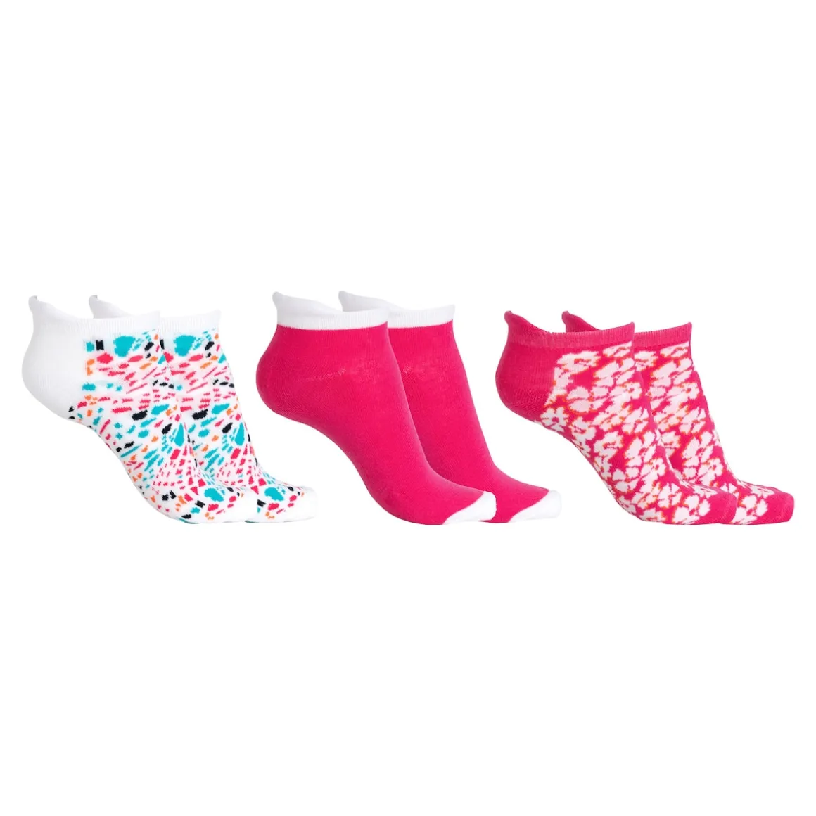Sneaker-Socken-Set „Pink Lady“, 3 Paar