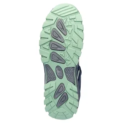 Softshell-Trekkingschuh unisex, wasserabweisend blau, grün