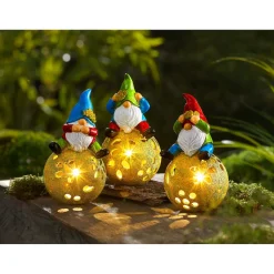 Solar-Dekofigur-Zwerg Harald