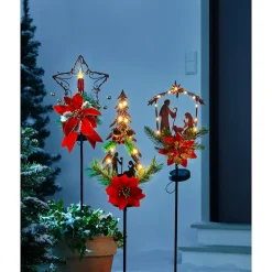 Solar-Gartenstecker Stern