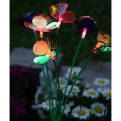 Solar-LED-Gartenstecker "Blume Solithia"