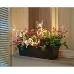 Solar-LED-Gartenstecker-Set „Schmetterling“