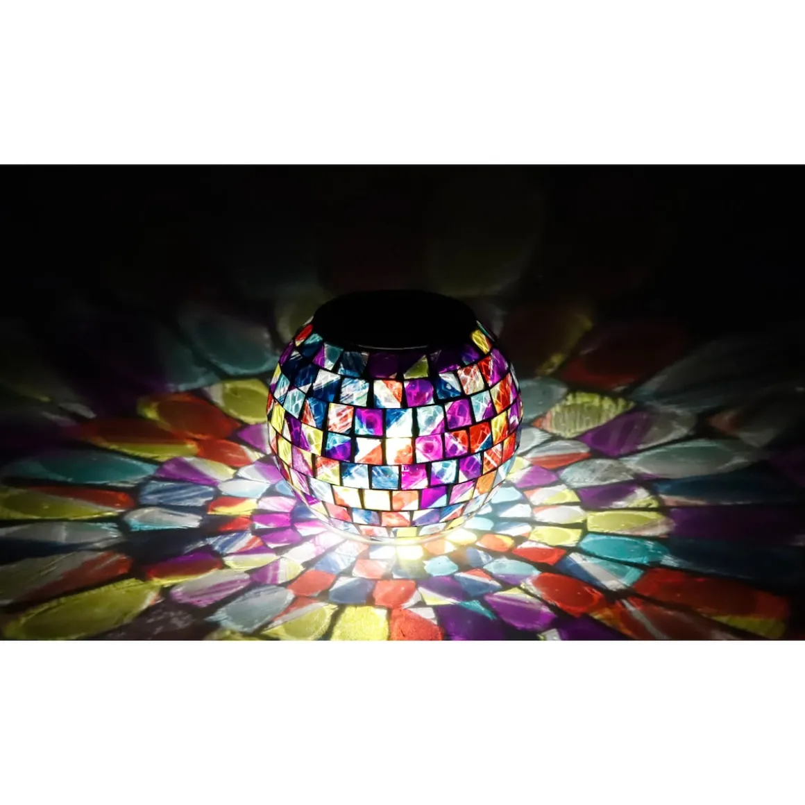 Solar-LED-Laterne "Mosaik"