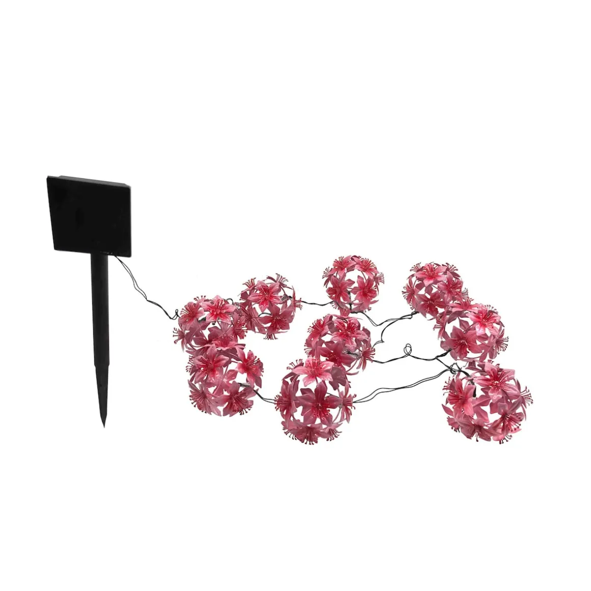 Solar-LED-Lichterkette "Hibiskus", 3,8 m