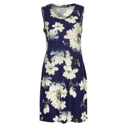 Sommerkleid blau/weiß