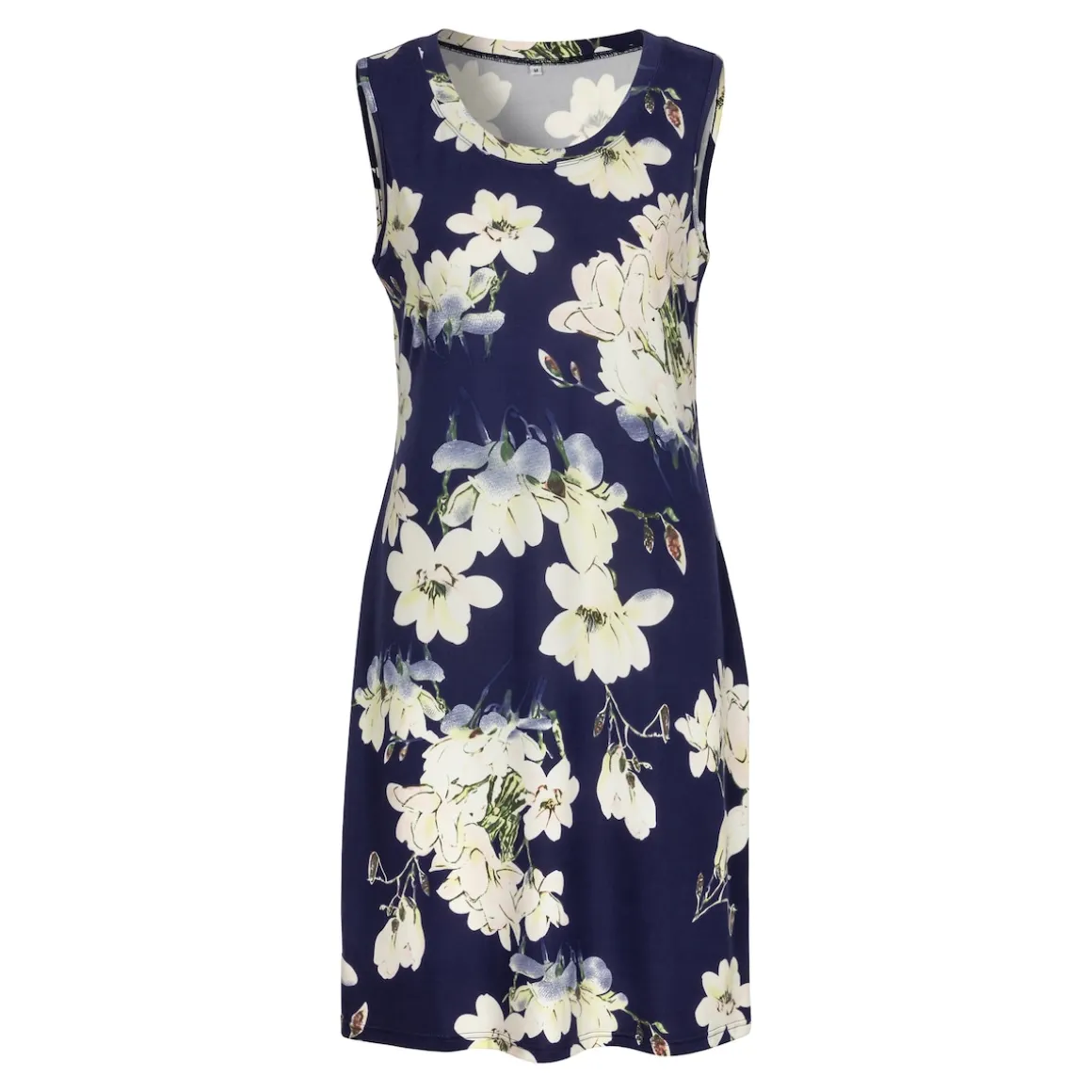 Sommerkleid blau/weiß