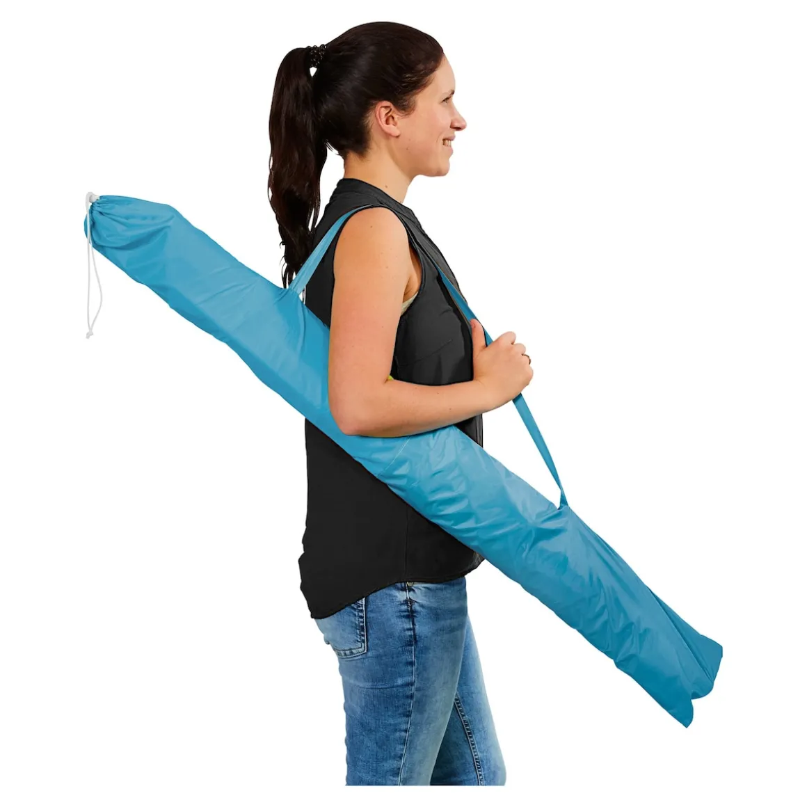 Sonnenschirm-Muschel "Clou" blau