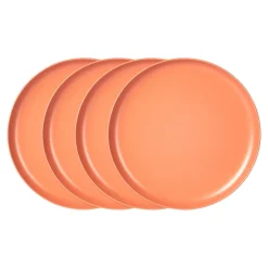 Speiseteller „Basic“, 4 Stück apricot