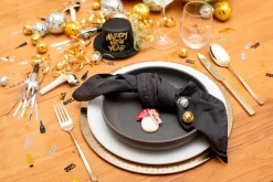 Speiseteller Set, Steinzeug Unico Weiß