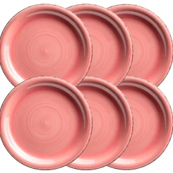 Speiseteller-Set, Steingut LUMACA Koralle