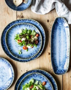 Speiseteller-Set, Steinzeug Wilde Schlucht