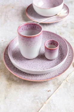 Speiseteller-Set, Steinzeug Alpenwiese Beere