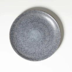 Speisteller-Set, Steinzeug Moos'N'Stein Grau