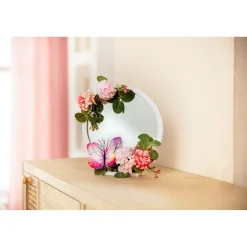 Spiegel mit Sommerblumen