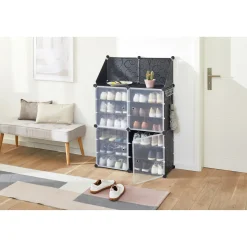 Steckbarer Schuhschrank mit Ablage „Trend“