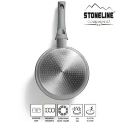 STONELINE Bratpfanne 18 cm | ohne Deckel - Grau