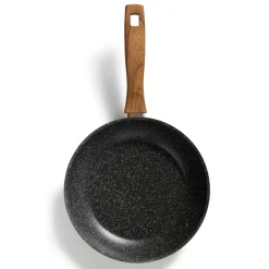 STONELINE Bratpfanne 24 cm | ohne Deckel - Holzoptik