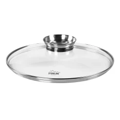 STONELINE CERAMIC Keramik Servierpfanne 24 cm | mit Deckel