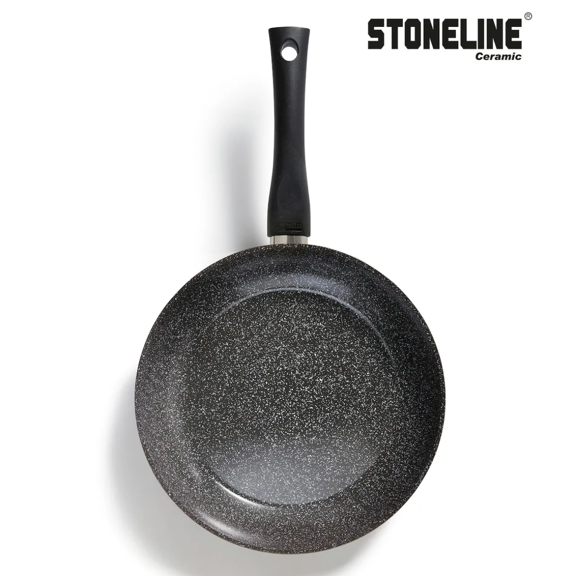 STONELINE CERAMIC Keramik Bratpfanne 24 cm | mit Deckel