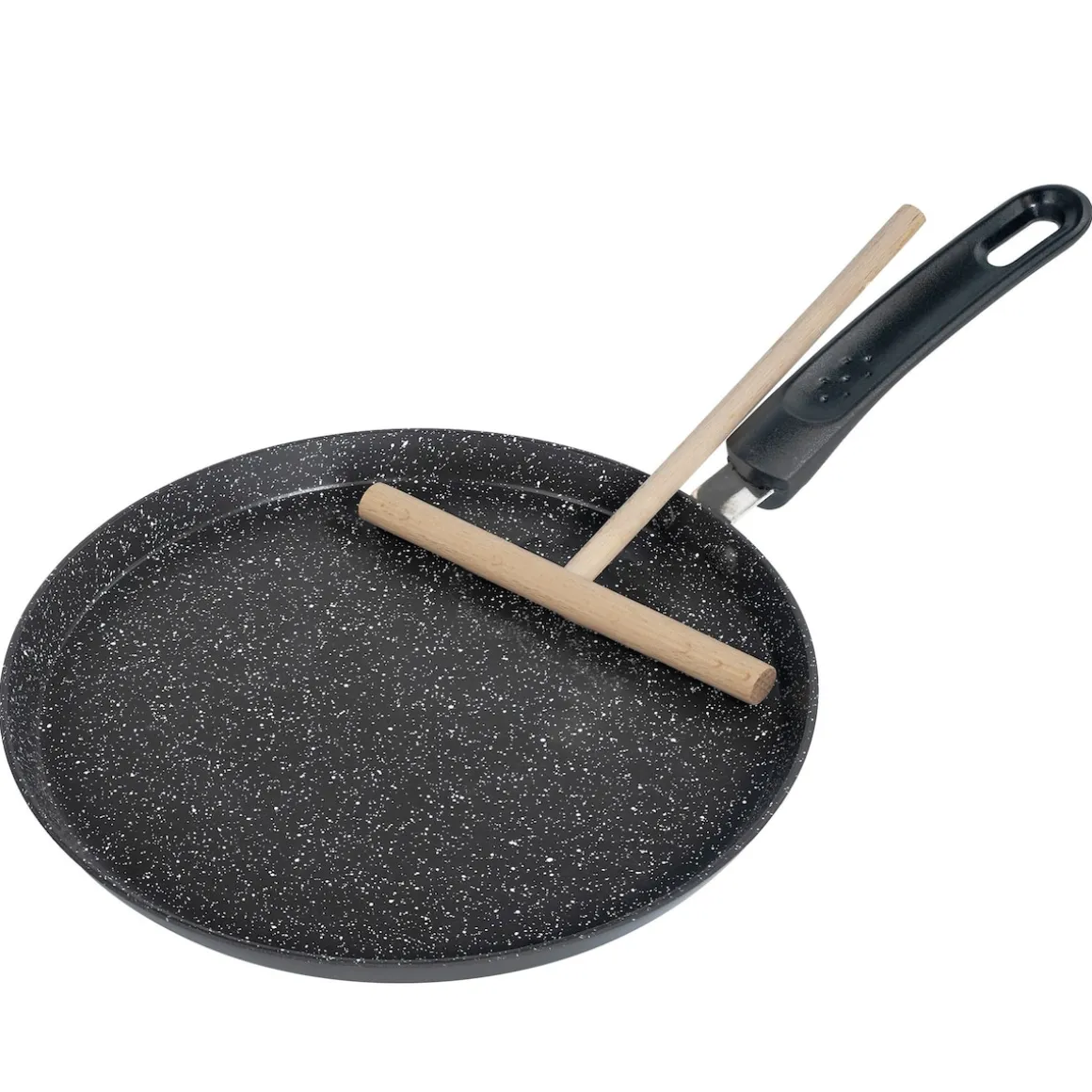 STONELINE Crepe Pfanne 25 cm | Schwarz