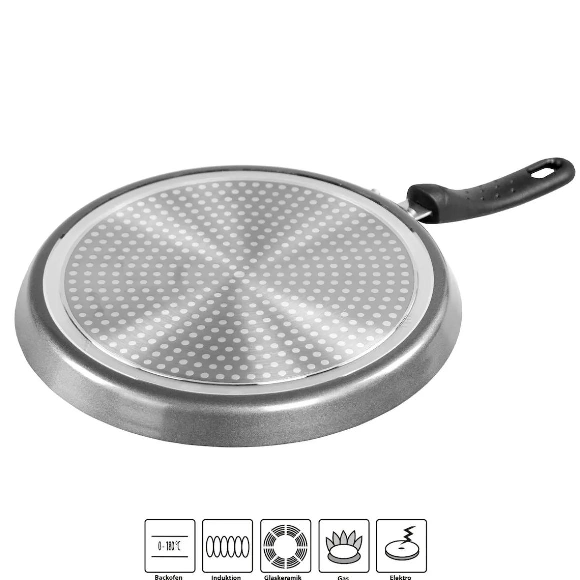 STONELINE Crepe Pfanne 25 cm | Schwarz