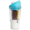 STONELINE Original CrunchCup Tragbarer Müslibecher To Go 260 + 250 ml | Blau