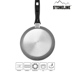 STONELINE Pfannen-Set 3-teilig 20/24/28 cm | ohne Deckel