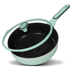 STONELINE Schmorpfanne 28 cm Mint | mit Deckel