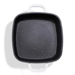 STONELINE Servierpfanne Eckig 20 cm Mint | mit Deckel