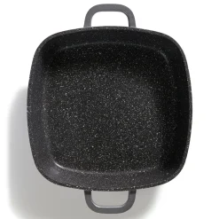 STONELINE Servierpfanne Eckig 24 cm | mit Deckel