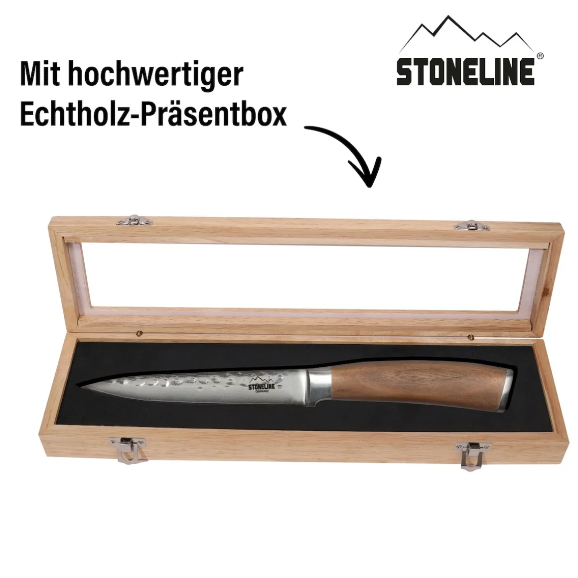 STONELINE Universalmesser 24 cm | 67 Lagen Damastmesser