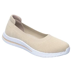Stretch-Ballerina „Federleicht“ beige