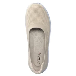 Stretch-Ballerina „Federleicht“ beige