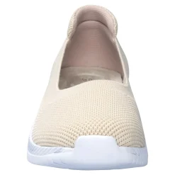 Stretch-Ballerina „Federleicht“ beige