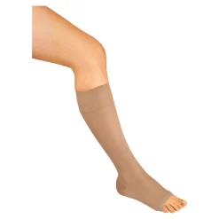 Stützkniestrümpfe, 2 Paar silk & schwarz