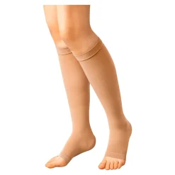 Stützstrümpfe mit offener Fußspitze