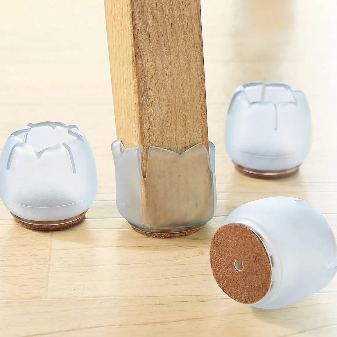 Stuhlbeinkappen, 4 Stück mittel